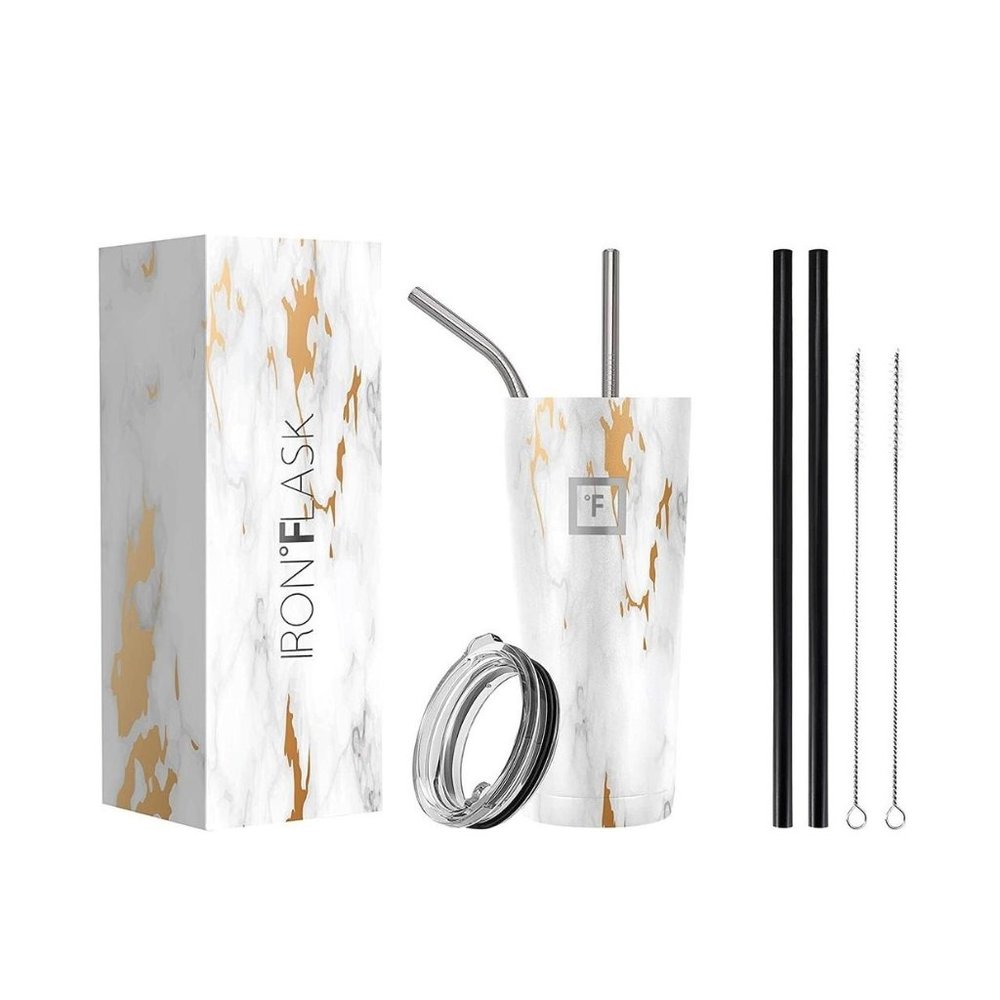 IRON °FLASK 32 oz Classic Tumbler - Calacatta NIB (H98)